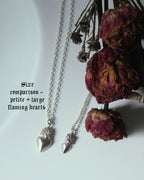 Flaming Heart Pendant (Petite)