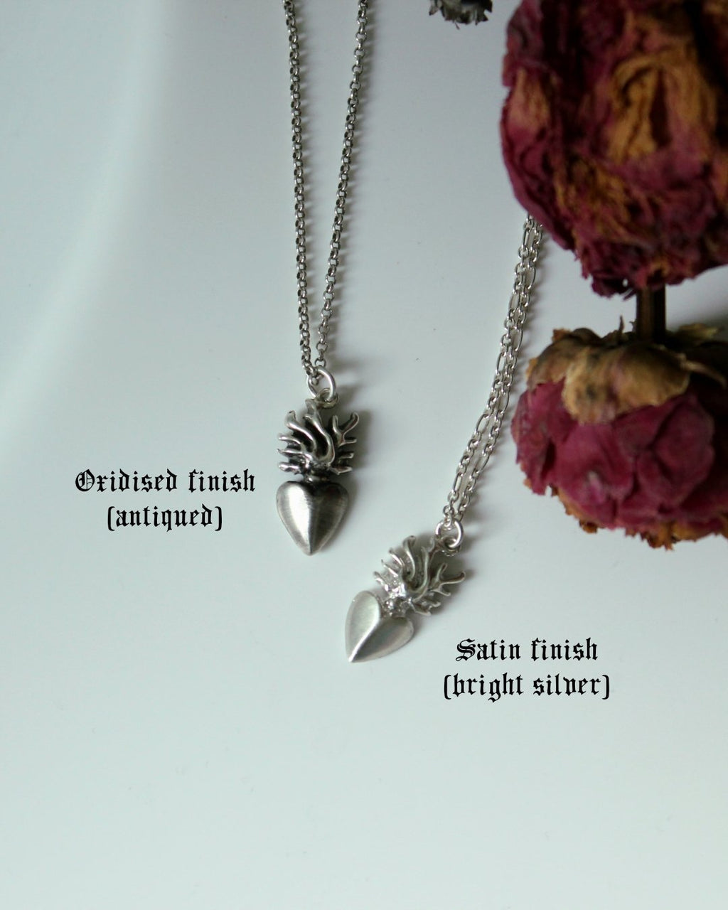 Flaming Heart Pendant (Petite)