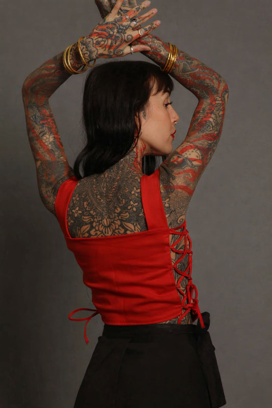 Classic Apparel: Red Vivienne Corset