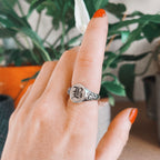 Small Scorpion Signet Ring with Initial Engraving