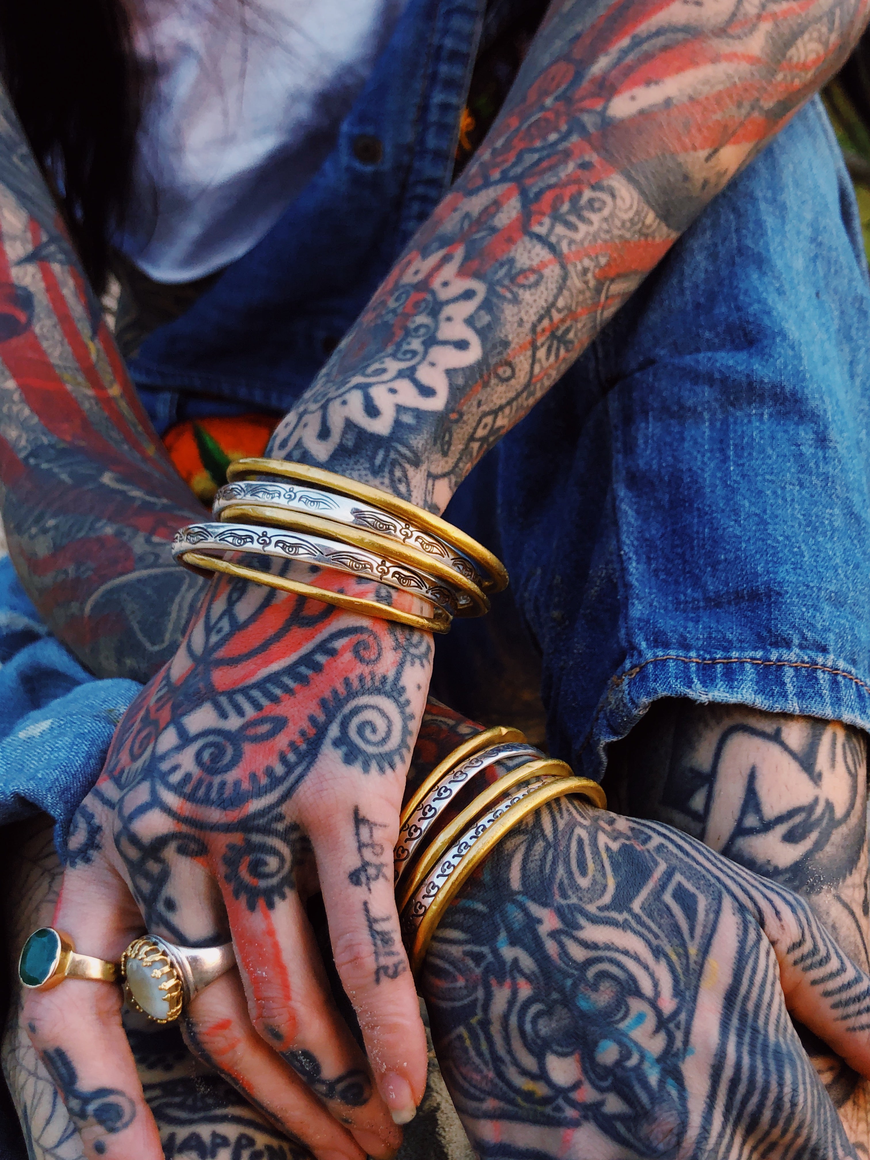 Classic Wisdom Eyes Bangle