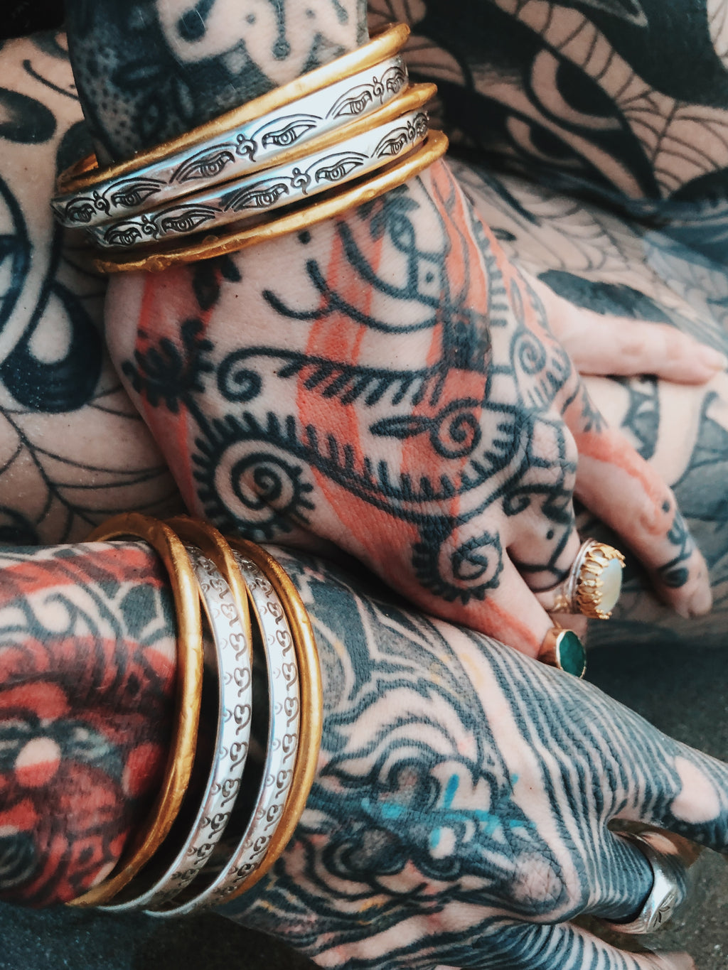 Classic Wisdom Eyes Bangle