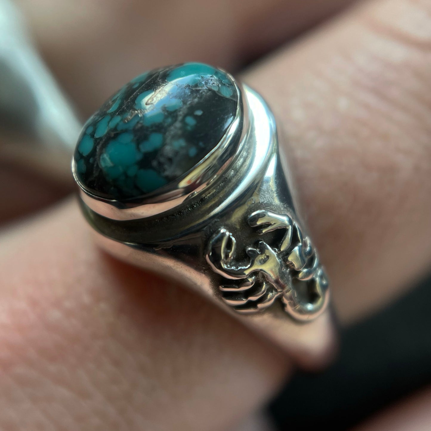 Scorpion Stone Ring